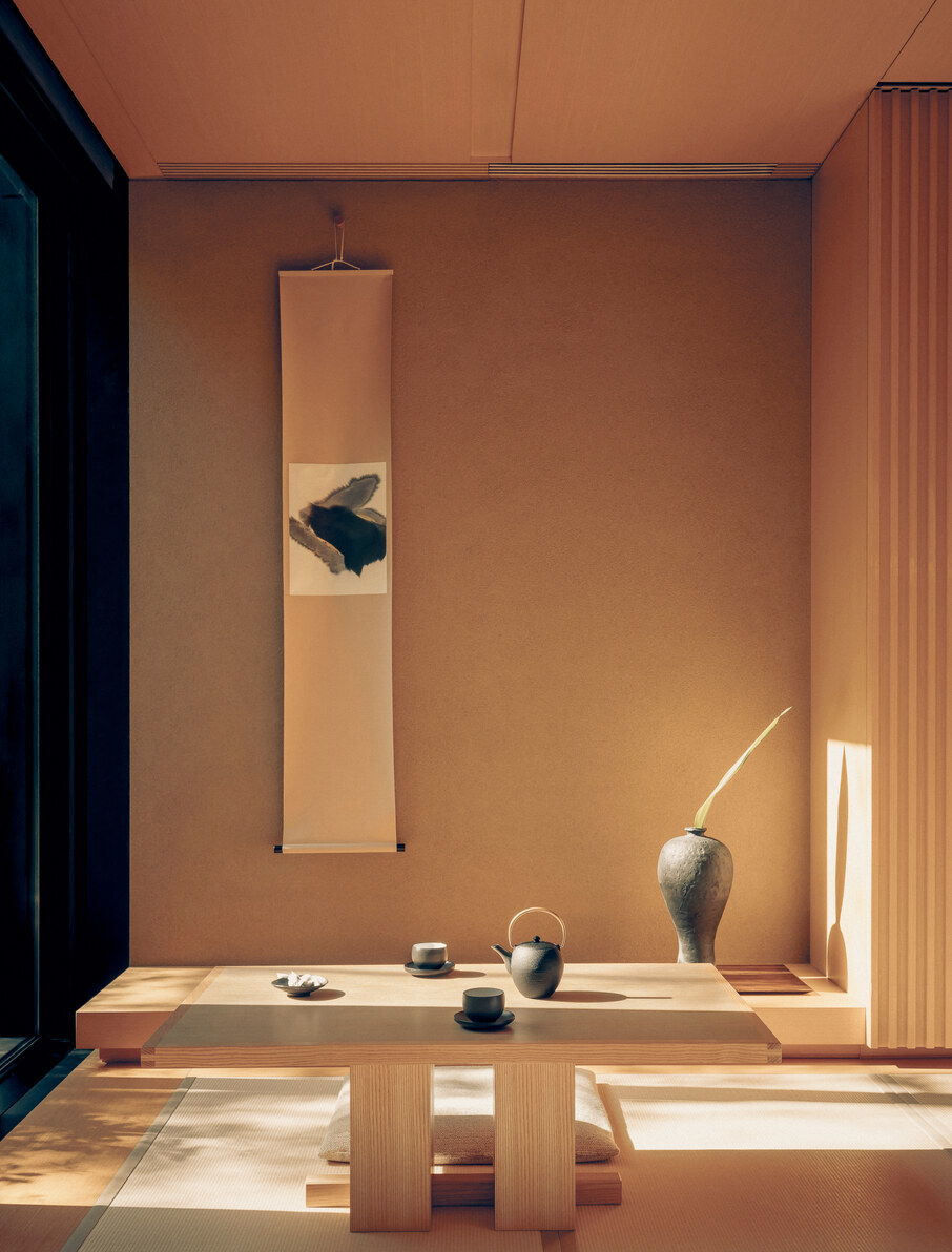 Ceremonia del té en una machiya tradicional