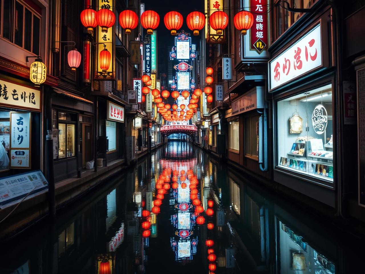 Dotonbori, hora dorada